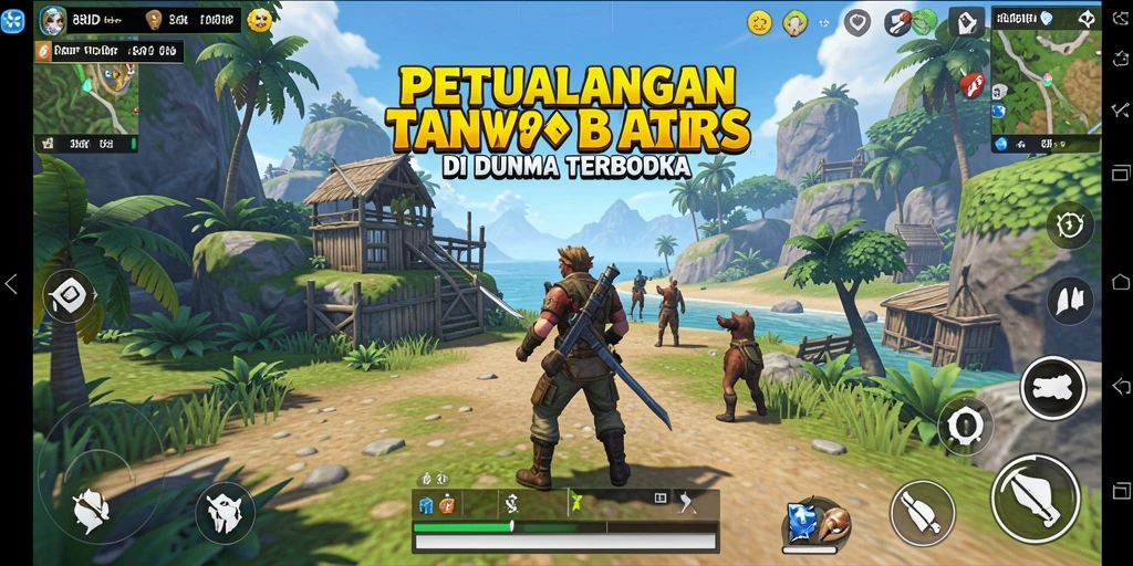 Tampilan gameplay <strong>88ID</strong> dengan dunia terbuka yang luas dan menawan.