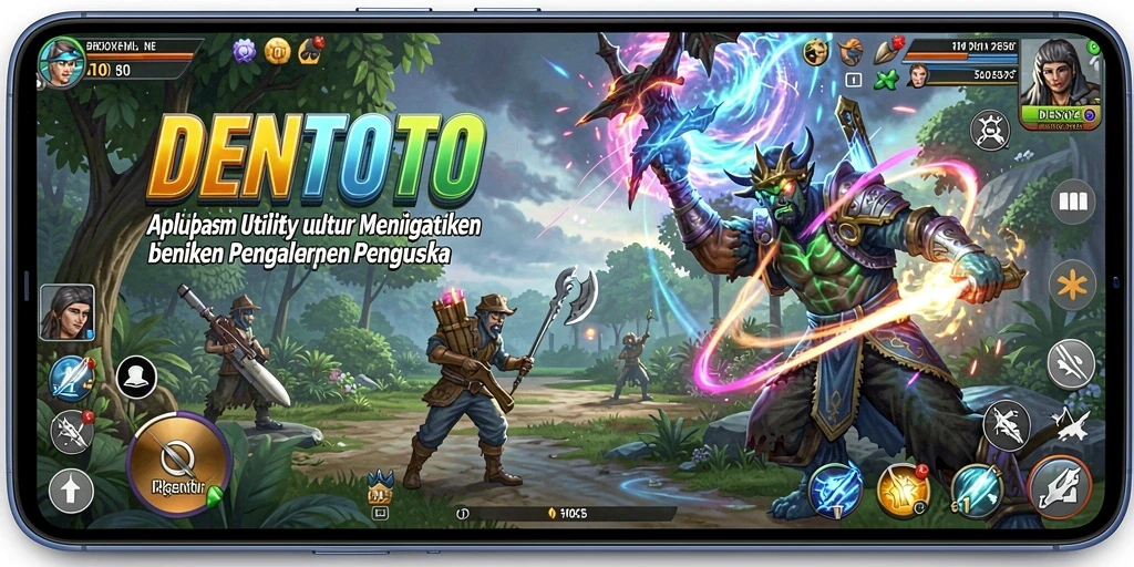 Screenshot DENTOTO menunjukkan fitur pengelolaan perangkat yang efisien.