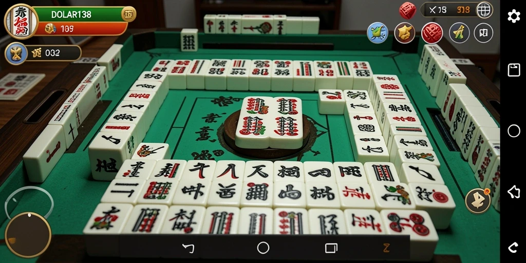 Screenshot gameplay DOLAR138 yang menampilkan tantangan Mahjong yang mengasyikkan.