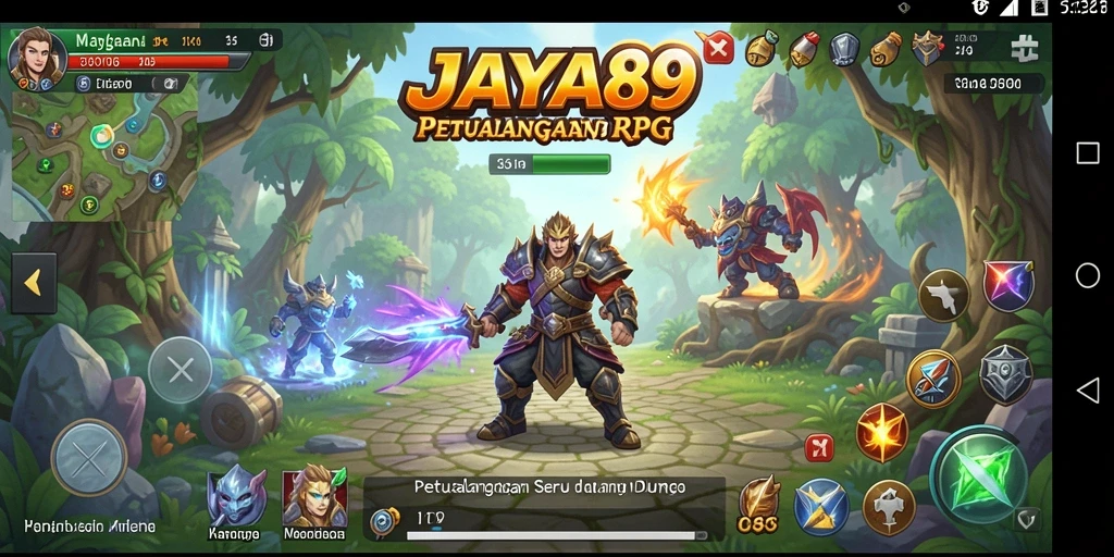Tampilan gameplay RPG yang menarik dan dinamis.