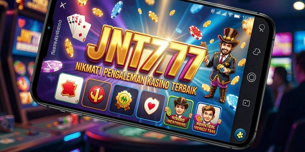 Tampilan gameplay kasino yang menegangkan dan seru di JNT777.