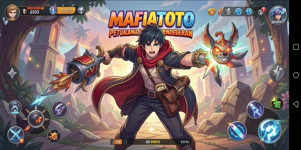 Tampilan gameplay MAFIATOTO yang mendebarkan dan berwarna.