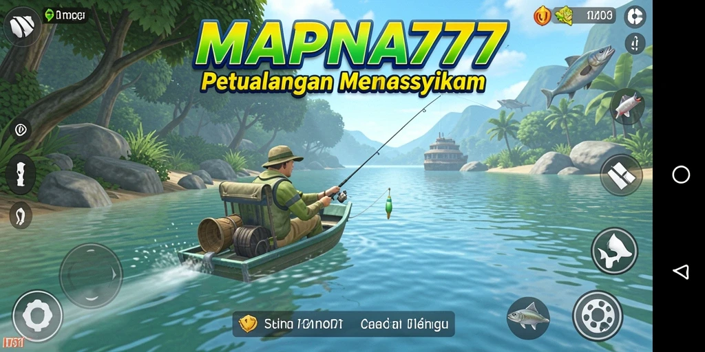 Tangkapan ikan terbesar di MAPNA777 dengan latar indah.