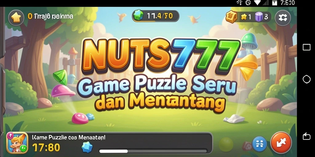 Screenshot NUTS777 menampilkan gameplay Puzzle yang menarik dan penuh tantangan.