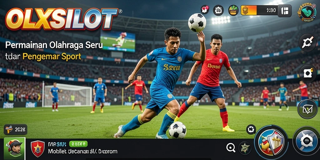Tampilan menarik dari gameplay <strong>OLXSLOT</strong> yang menampilkan aksi olahraga.