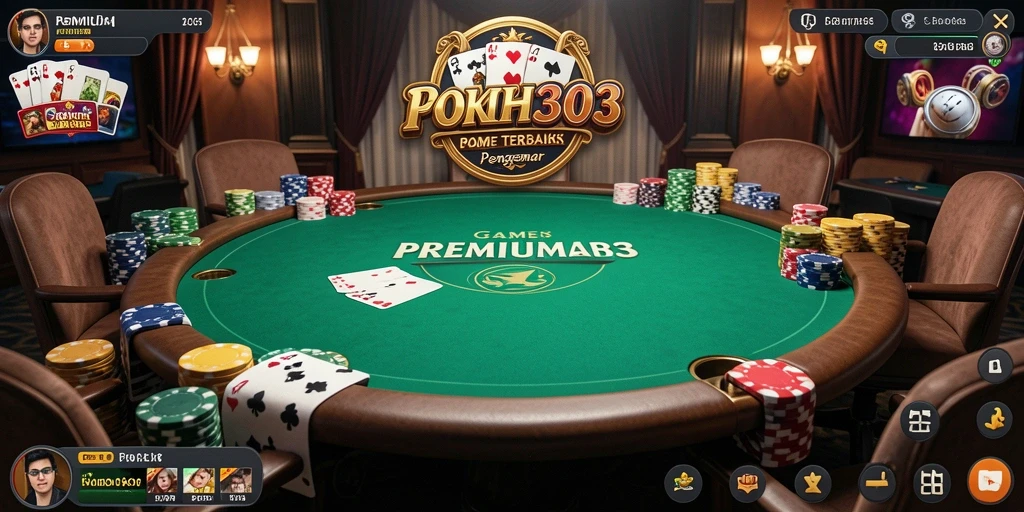 Tampilan menarik gameplay Poker di PREMIUM303.