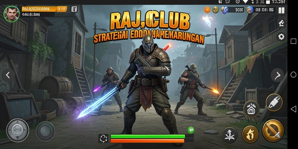 Tampilan gameplay RAJACLUB yang menarik dan strategis.
