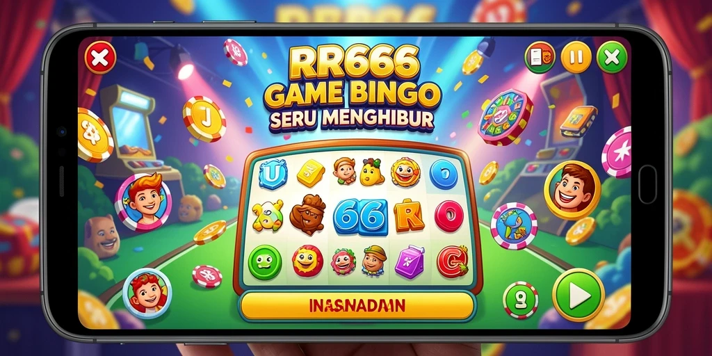 Tampilan gameplay Bingo yang seru dan interaktif di RR666.