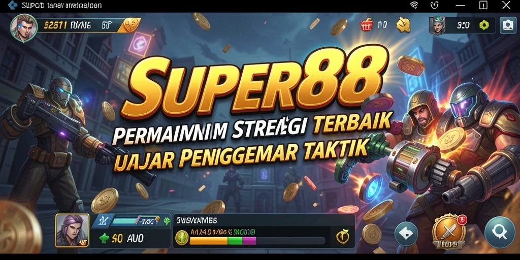 Screenshot SUPER88 menampilkan aksi strategis yang mendebarkan dan grafis yang memukau.