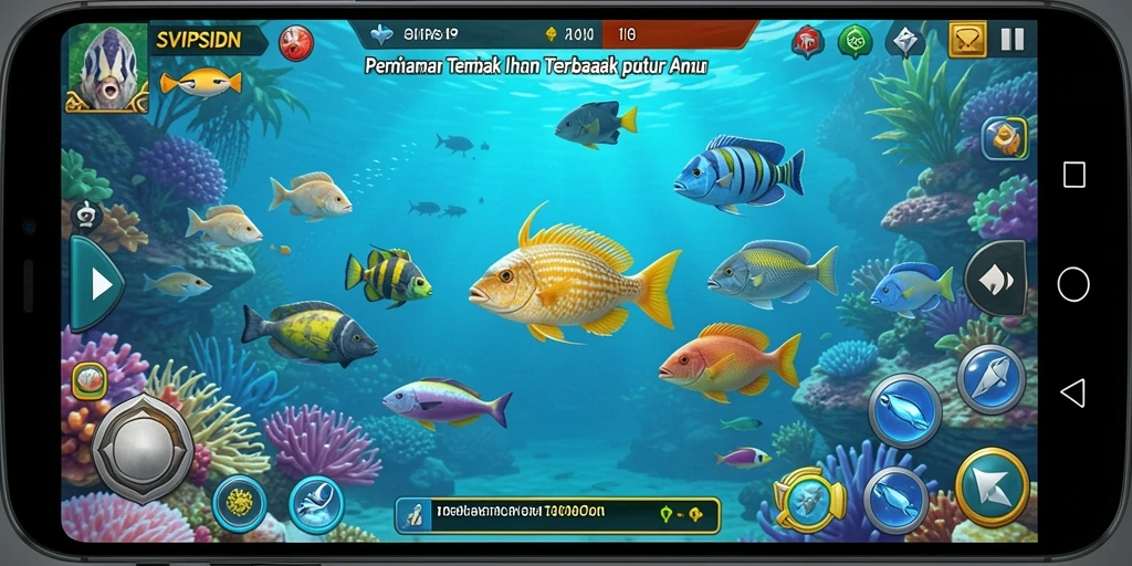 Tampilan menarik dari gameplay Tembak Ikan SVIPSIDN.