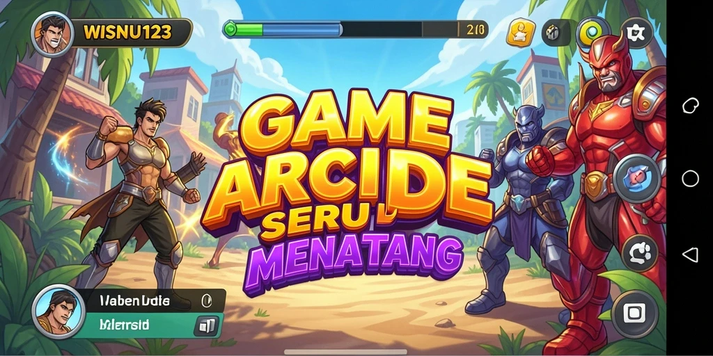 Screenshot gameplay seru dari WISNU123 yang penuh aksi.