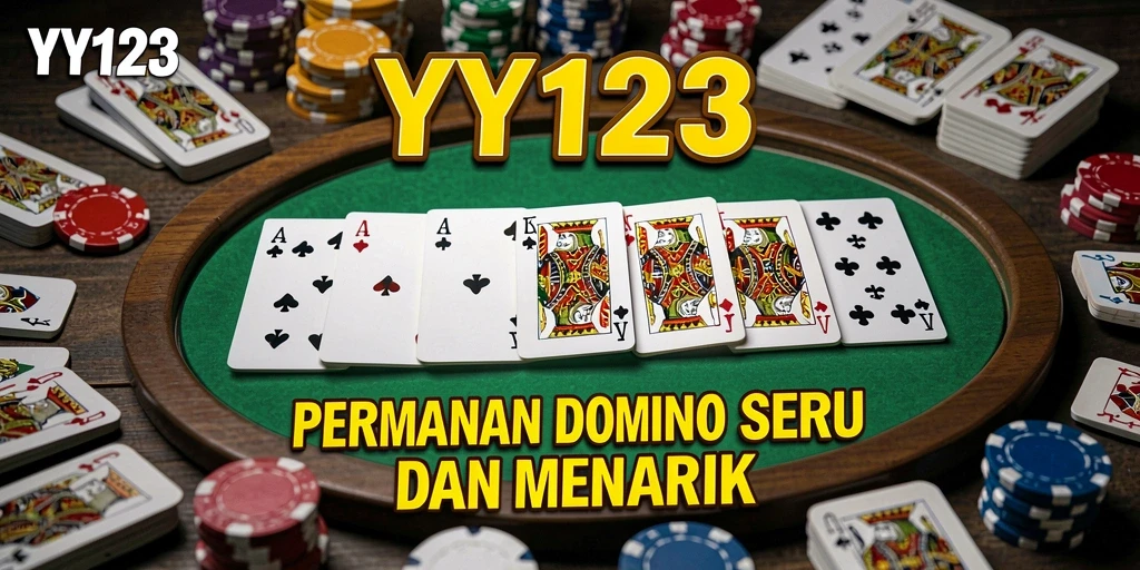 Screenshot gameplay YY123 menampilkan momen seru permainan Domino.